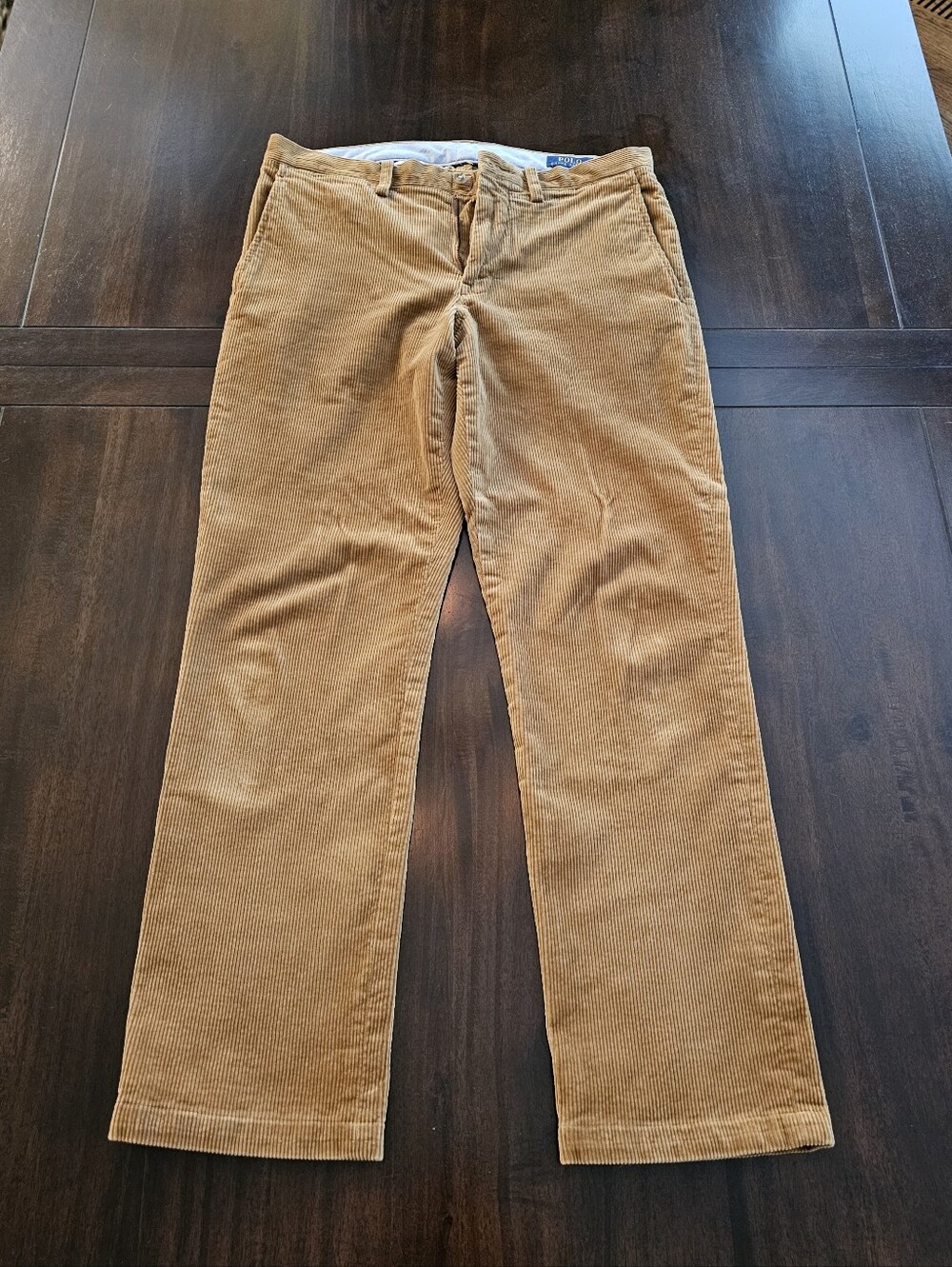 Polo Ralph Lauren Tan Corduroy Pants Size 32X32.